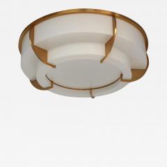 Jean Perzel Large Fine French Art Deco Two Tiered Flush Mount by Jean Perzel - 3496458