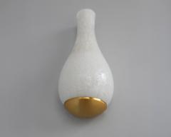 Jean Perzel Pair of Fine French 1960s White Craquele Sconces by Jean Perzel - 4094468