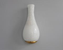 Jean Perzel Pair of Fine French 1960s White Craquele Sconces by Jean Perzel - 4094469
