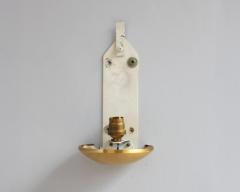 Jean Perzel Pair of Fine French 1960s White Craquele Sconces by Jean Perzel - 4094470