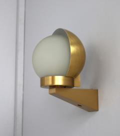 Jean Perzel Pair of Fine French Art Deco Bronze and Glass Sconces Reading Lamps by Perzel - 4537551