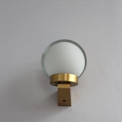 Jean Perzel Pair of Fine French Art Deco Bronze and Glass Sconces Reading Lamps by Perzel - 4537552