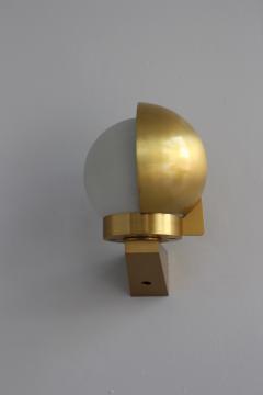 Jean Perzel Pair of Fine French Art Deco Bronze and Glass Sconces Reading Lamps by Perzel - 4537553