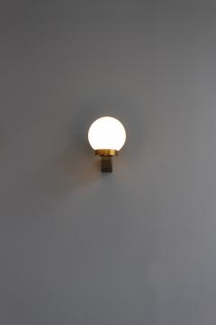 Jean Perzel Pair of Fine French Art Deco Bronze and Glass Sconces Reading Lamps by Perzel - 4537563