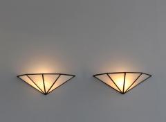 Jean Perzel Rare Pair of French 1920s Wall Lights by Jean Perzel - 3117456