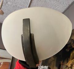 Jean Perzel Rare set of 6 Perzel vintage sconces with oxidized bronze patina - 2410229