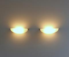 Jean Perzel Set of 4 Fine French Art Deco Glass and Bronze Wall Lights by Perzel - 3117462