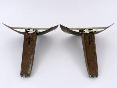Jean Perzel Set of Two Rare Monumental Art Deco Sconces or Wall Lights France 1920s - 4756350