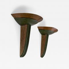 Jean Perzel Set of Two Rare Monumental Art Deco Sconces or Wall Lights France 1920s - 4758745