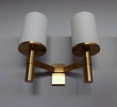 Jean Perzel Three Fine French Art Deco Bronze and Glass Sconces by Jean Perzel - 395719