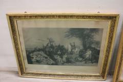 Jean Pierre Jazet 19th Century Pair of Large Antique Engravings by Jazet Jean Pierre Marie - 2963390