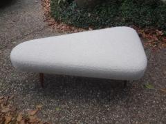 Jean Prouv French Mid Century Modern Andr Arbus Style Triangular Bench - 3762617
