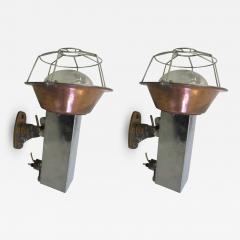Jean Prouv French Midcentury Articulating Industrial Sconces Flush Mounts J Prouve Pair - 1750317