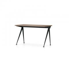 Jean Prouv Jean Prouv Compas Direction Desk in Natural Oak and Black Metal for Vitra - 743976