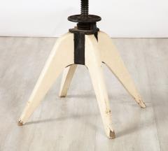 Jean Prouv Jean Prouv French Painted Wood and Iron Stool France circa 1950 - 3365395