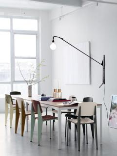 Jean Prouv Jean Prouv Standard Chair SP in Teak Brown and Mint for Vitra - 964955