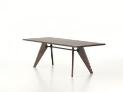 Jean Prouv Jean Prouv Table Solvay in Dark Smoked Oak for Vitra - 751324