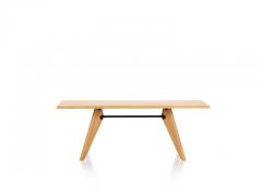 Jean Prouv Jean Prouv Table Solvay in Dark Smoked Oak for Vitra - 751329