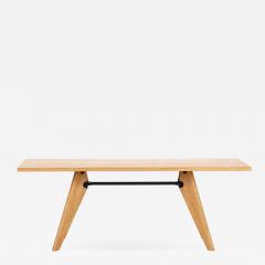 Jean Prouv Jean Prouv Table Solvay in Natural Oak for Vitra - 751623