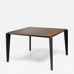 Jean Prouv Jean Prouve metal Flavigny dining table with oak top France 1940s - 1108486