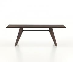 Jean Prouv Large Jean Prouv Table Solvay in American Walnut for Vitra - 751237