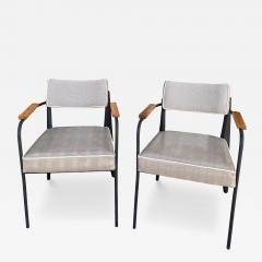 Jean Prouv Pair of Vintage Art Deco Jean Prouv Attr Direction Armchairs 1 of 2 - 4708140