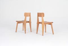 Jean Prouv Rare Pair of Chaise Standard Tout Bois France circa 1950 - 4756858