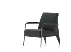 Jean Prouv Vitra Fauteuil De Salon Armchair in Black by Jean Prouv  - 987538