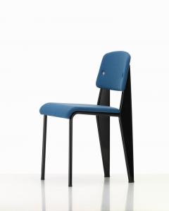 Jean Prouv Vitra Standard SR Chair in Indigo and Deep Black by Jean Prouv  - 988641