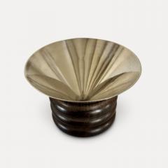 Jean Puiforcat A Silver and Ebony Vide Poche by Jean Elis e Puiforcat circa 1930  - 3977813