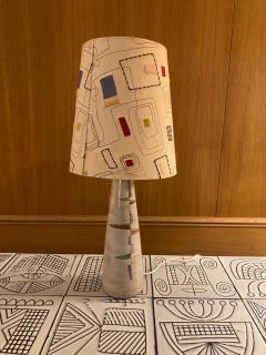 Jean Rivier Ceramic Lamp by Jean Rivier France 1960s - 3225284