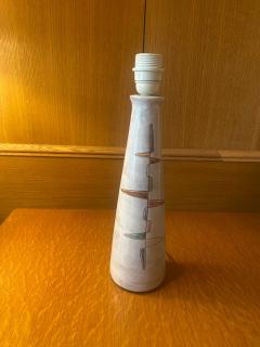 Jean Rivier Ceramic Lamp by Jean Rivier France 1960s - 3225286