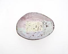 Jean Rivier JEAN RIVIER FRENCH CERAMIC VIDE POCHE WITH ABSTRACT PAINTING - 3113921