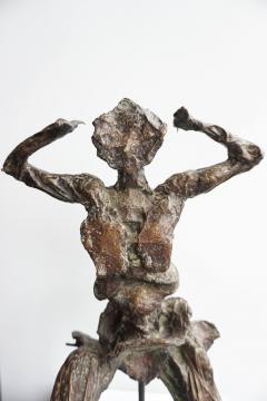 Jean Robert Ipoust guy Unique bronze sculpture by Jean Robert Ipoust guy Personnage en mouvement  - 1022946