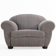 Jean Roy re A Large Pair of Art Deco Upholstered Club Chairs C 1935  - 4541026