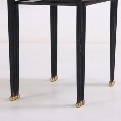Jean Roy re A set of three French iron nesting tables C 1950 in the manner of Jean Royere  - 4017404