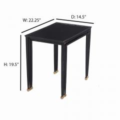 Jean Roy re A set of three French iron nesting tables C 1950 in the manner of Jean Royere  - 4017405