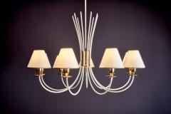 Jean Roy re Elegant Nine Arm Chandelier in the Manner of Jean Roy re - 4391588