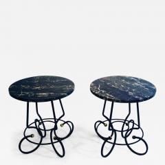 Jean Roy re Exceptional Pair of Side Tables in the Manner of Jean Royere - 956846