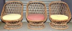 Jean Roy re Jean Roy re Documented Genuine Riviera Rattan Chairs from the 1950s - 378044