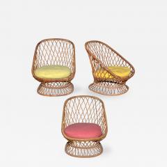 Jean Roy re Jean Roy re Documented Genuine Riviera Rattan Chairs from the 1950s - 379551