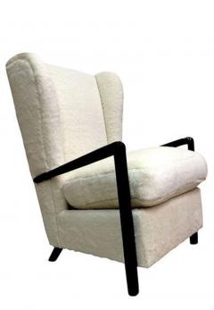 Jean Roy re Jean Roy re Genuine Documented Armchair Blackened Arm Faux Fur - 378063