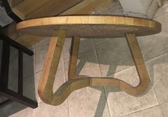 Jean Roy re Jean Roy re Genuine tripod oak coffee table in vintage condition - 1290446