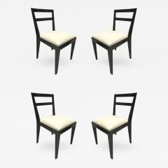 Jean Roy re Jean Roy re Set of Four Chairs with Tapered Back and Front Legs - 383232