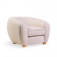 Jean Roy re Jean Roy re Style Mid Century Polar Bear Lounge Chairs Pair - 4562803