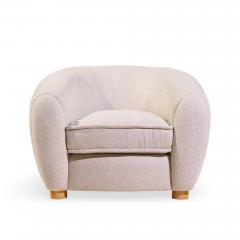 Jean Roy re Jean Roy re Style Mid Century Polar Bear Lounge Chairs Pair - 4562804