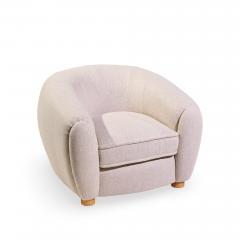 Jean Roy re Jean Roy re Style Mid Century Polar Bear Lounge Chairs Pair - 4562811