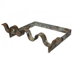 Jean Roy re Jean Roy re1950s Wrought Iron Andiron Model Vague  - 382942