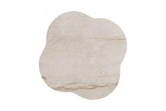 Jean Roy re Jean Royere Style Travertine Coffee Table 1950s - 843414