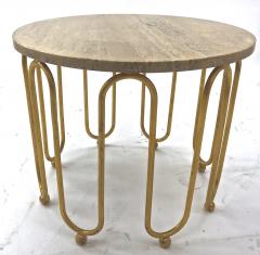 Jean Roy re Jean Royere attributed wave round coffee table - 996536
